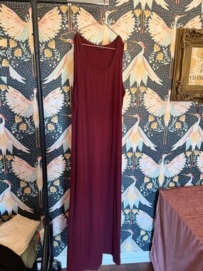 Theory stretchy maxi dress size M